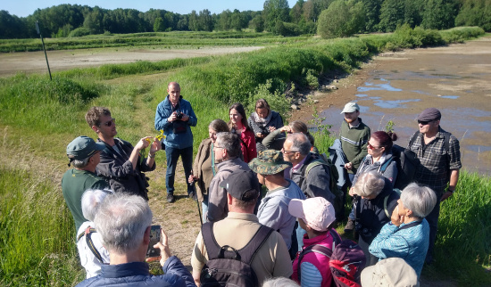 Ralf Küttner berichtet Wissenswertes zu Flora und Fauna an